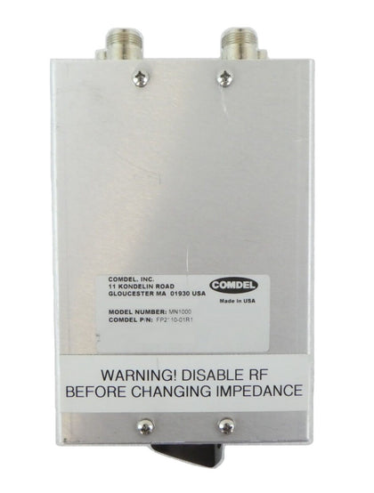 Comdel FP2110-01R1 LF Multi-Step Match Transformer MN1000 Working Surplus