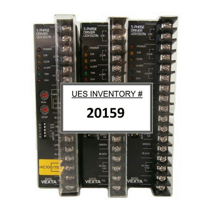 Oriental Motor UDX5107N 5-Phase Driver Super VEXTA Lot of 3 Working Surplus