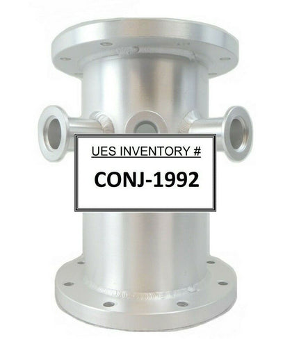 Novellus Systems 16-00037-02 3-Port NW16 NW25 Vacuum Nipple Cleaned Surplus