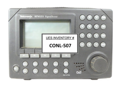 Tektronix RFM151 Signal Scout Cable VRF Analyzer SignalScout Working Surplus