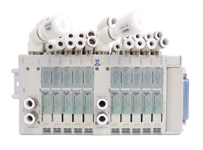 TEL Tokyo Electron 3M12-000141-11 8-Port Pneumatic Manifold Assembly New