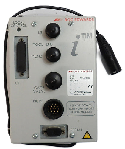 BOC Edwards iTIM D37423000 Local Control Vacuum Module Working Surplus