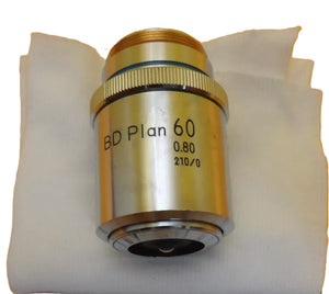 Nikon BD Plan 60 0.80 Microscope Objective 210/0 Working Surplus