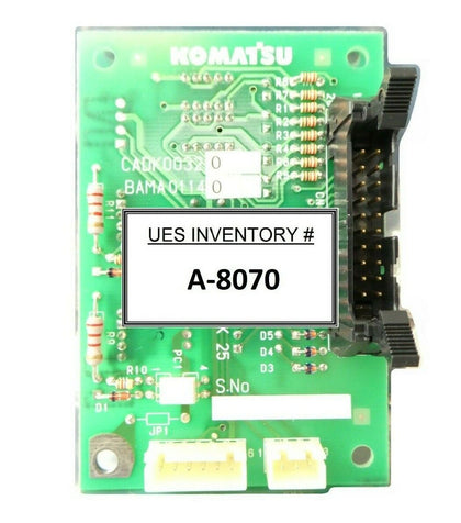 Komatsu CADK00320 Panel Display PCB BAMA01140 RCC-300 TEL Lithius Working