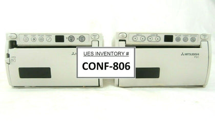 Mitsubishi Video Copy Processor Video Printer P90W P91W Lot of 2 Damaged As-Is