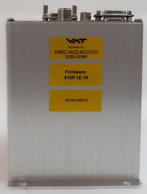 VAT 670EC-24CQ-AIJ2 External Controller Module 670P.1E.19 0190-42989 Surplus
