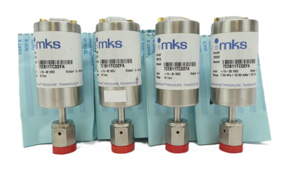 MKS Instruments 722B11TCD2FA Baratron Transducer Lot of 4 OEM Refurbished
