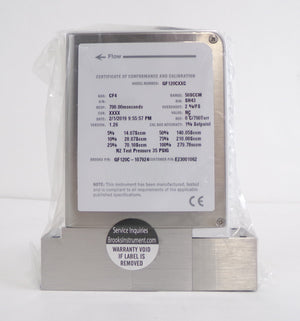 Brooks Instrument GF120C-107924 Mass Flow Controller MFC 50 SCCM CF4 New Spare
