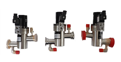 MDC Vacuum Products 321053 Angle Valve KIV-100-P Reseller Lot of 3 Working