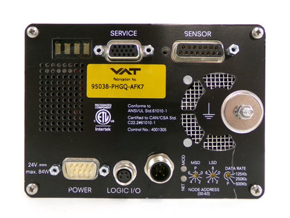 VAT 95038-PHGQ-AFK7 Integrated Pressure Controller for Butterfly Valve Working