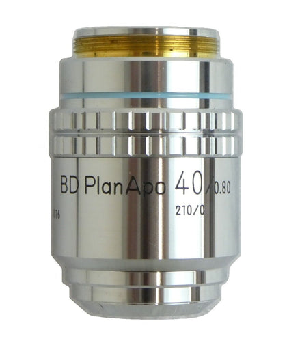Nikon Precision BD Plan Apo 40/.080 210/0 Microscope Objective Working Surplus