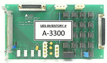 Lam Research 810-17082-001 16 Channel Heat/Cool Board PCB Rev. B Working Surplus