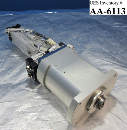 SMC MRQFS40-70CAX-F79W-X3 Rotary Cylinder Assembly Kokusai Vertron Used Working