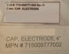 Lam Research 715-009777-002 4 Inch Electrode Cap Reseller Lot of 2 New Surplus