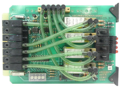 LDI Pneutronics 990-4321-AB CB4-TTL O/I PCB Card 691-0074 Rev. A Working Surplus