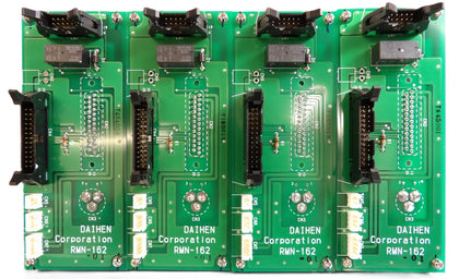 Daihen RMN-162 RF Auto Matcher Interface Panel PCB Lot of 4 Working Surplus