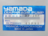 Yamada DP-20F High Purity Diaphragm Pump Untested Surplus As-Is
