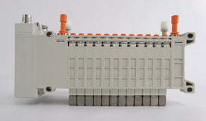 SMC VV5QC11-12-DUQ02529 16-Port Pneumatic Manifold EX260-SDN1-X178 Working
