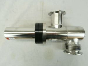 Nor-Cal Products 93-01764 Pneumatic Angle In-Line NW50 Used Working