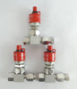 Fujikin 316L Manual Diaphragm Valve Reseller Lot of 9 Working Surplus