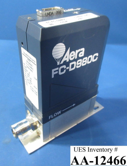 Aera FC-D980C Mass Flow Controller MFC 30 CCM HBr Used Working