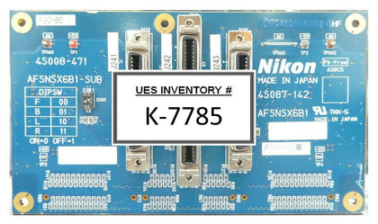 Nikon 4S087-142 Interface PCB AFSNSX6B1 4S008-471 NSR FX-601F Working Surplus