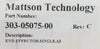 Mattson Technology 303-05075-00 Lower Robot End Effector Aspen III Refurbished