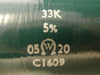 Welwyn C1609 Tubular Vitreous Enamelled Wirewound Resistor 33K 5% Lot of 4 Used
