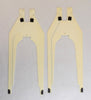 TEL Tokyo Electron 200mm 8" End Effector Fork Lot of 2 Unmarked Working
