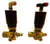 Qualiflow 2x10-9atm.cm3/Sec 3-Way Pneumatic Valve Reseller Lot of 2 Used Working