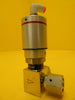 Qualiflow F HF Series 2-Way Pneumatic Angle Valve 2x10-9atm.cm3/Sec Used Working