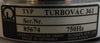 TURBOVAC 361 Leybold Vacuum 85674 Turbomolecular Pump Turbo Working Surplus