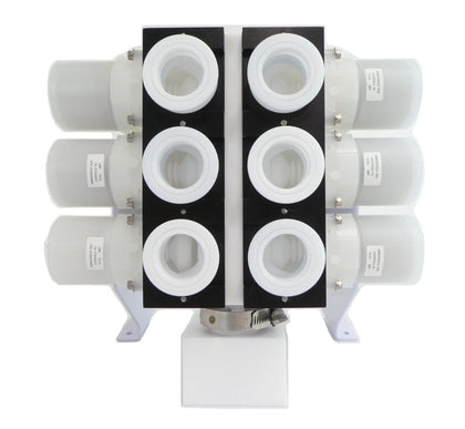 Semitool 310U0104-01 200mm Spectrum 1 1/4 6 Stage Drain Manifold New Surplus