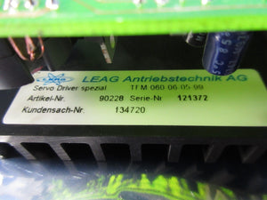 LEAG 90228 3 Axis Servo Drive TFM-060-06-05-99 Alphasem SL9201 Used Working