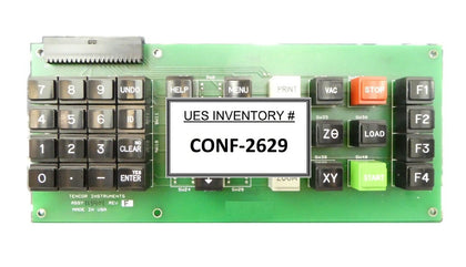Tencor Instruments 115401 Operator Interface Keypad PCB 102008 P-2H Working