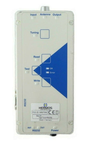 Hermos TLG-T1-AMAT-R1 Transponder Reader ASC-I1 TLG-RS232 Brooks AMAT Working