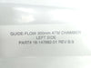 ASM ATM Chamber Flow Guide Set 300mm 16-147882-01 16-147883-01 New Surplus