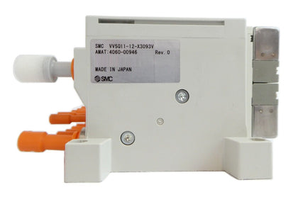 SMC VV5Q11-12-X3093V 12-Port Pneumatic Manifold AMAT 4060-00946 Working Surplus