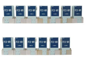 Fujikin FCS-WR Various Flow Control System MFC Reseller Lot of 13 TEL Surplus
