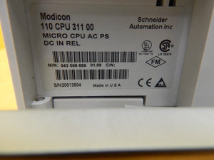 Schneider Automation 043 506 698 Modicon Micro 110 CPU 311 00 AEG Used Working