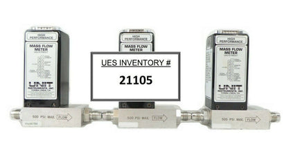 UNIT Instruments 1100-100232 Mass Flow Meter UFM-1100 Reseller Lot of 3 Working