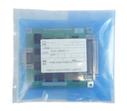 TEL Tokyo Electron U81-000002-11 PCB Assembly TAB31C-1VTCD1 New Surplus