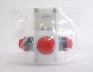 Furon HPV3-144 3-Wave Pneumatic 3-Way PTFE Diaphragm Valve AMAT 3870-03002 New