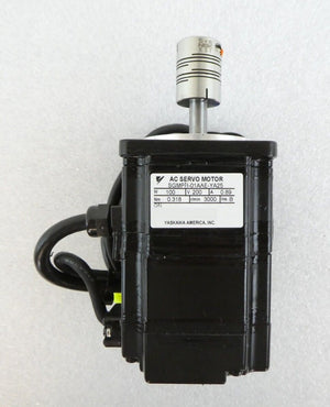 Yaskawa Electric SGMPH-01AAE-YA25 AC Servo Motor SIGMA-2 Lot of 2 Working