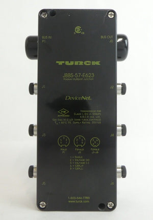 Turck JBBS-57-E623 DeviceNet Multiport Junction Box Lot of 5 New Surplus