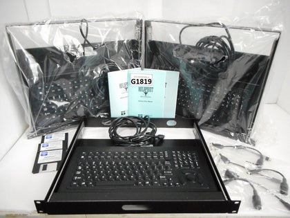 CyberResearch RDC-5K Rackdrawer Industrial Keyboard HulaPoint Lot of 3 New