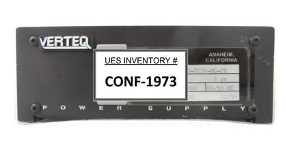 Verteq Process Systems ST800-CC50-MC-PX Power Supply Module Working Surplus