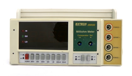 Extech Instruments 380560 High Resolution Milliohm Meter Working Surplus