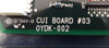 TEL Tokyo Electron OYDK-002 PCB Card CUI BOARD #03 ACT8 Working Surplus