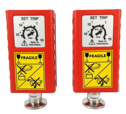 Edwards D02187000 Active Pirani Vacuum Gauge APG MPB/15V/NW16 ST/ST Lot of 2